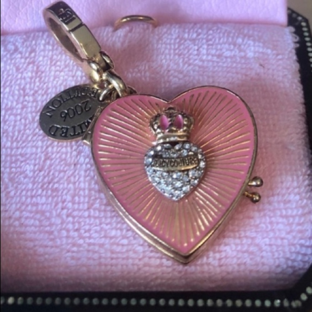 Juicy Couture Heart Locket Charm LE 2006 VALENTINE’S DAY LOVE